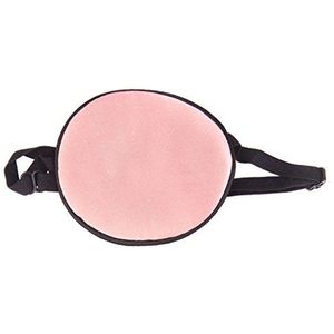 Zijde piraat ooglapmasker Eyeshade verstelbaar voor kinderen volwassenen roze S
