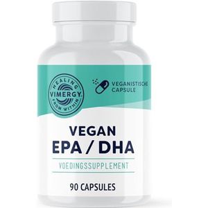 Vimergy Vegan EPA DHA (30 Porties) – 90 Stuks – Vegan Omega 3 EPA DHA Softgel Gemaakt Zonder Gelatine – Gmo-vrij, Glutenvrij, Koosjer