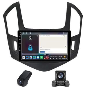 Draadloze Carplay Android 14 Autoradio 2Din geldt voor Chevrolet Cruze J300 J308 2012-2015 9Inch Autoradio met GPS-navigatie/RDS-radio/DSP Achteruitkijkcamera+Stuurwielbediening(A,C10)