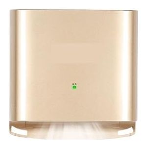 Elektrische handdror Infraroodsensor Jet Föhn, badkamer Ponsvrije installatie Blaas mobiele telefoon Wandmontage Commercieel(Negro)