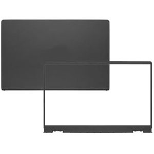 WANGHUIH LCD achterkant bovenklep achterkant behuizing + voorrand cover compatibel met Dell Inspiron 15-3000 3511 3510 P112F P112F001 P112F003 P112F002 (A+B)