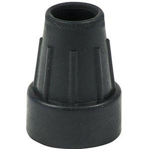 Aantal: 4X 22mm 7/8"" Heavy Duty Rubber adereindhulzen voor krukken - Zwart - by Lifeswonderful®
