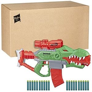 NERF Dinosquad Rex Rampage - Blaster | Gemotoriseerde vuuractie | Leeftijd: 8+ | Aantal spelers: 1+