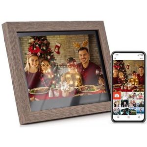 10,1 Inch WiFi Digitale Fotolijst 1280 * 800 IPS-scherm Touchbediening 16 GB Opslag Automatische Rotatie High Definition Scherm