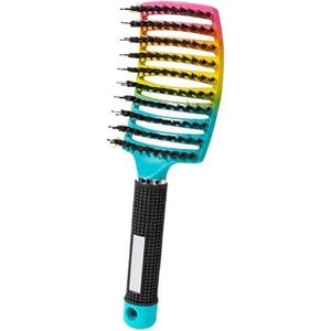 1 stks Haarborstel Vrouwen Haar Borstel Massage CombScalp Krullend Kammen Borstels Kappers Gereedschap (Maat: Dazzling)