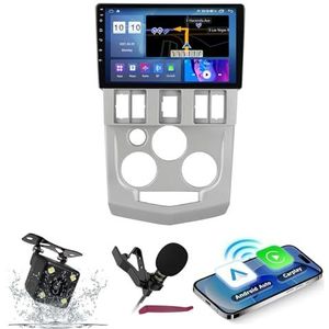 Android 14 Autoradio Navi voor R-enault L90 (2004-2009) 9 ""QLED-scherm autoradio met draadloze Carplay Android Auto GPS-navigatie met Bluetooth5.0 HIFI FM 5G-WiFi SWC RDS MIC,M200s