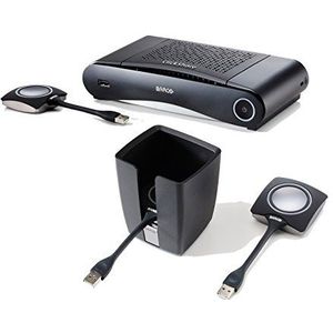 Barco CS-100 bundel | Standalone draadloos presentatiesysteem met ClickShare-lade en 2 knoppen