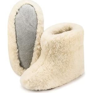 Puur - OLE - Pantoffels - Ivoor - Schapenwol