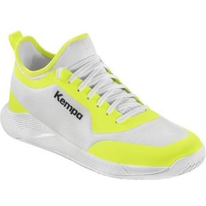 Kempa Kourtfly Jr sportschoenen, wit/fluo-geel, 39 EU, wit fluo geel, 39 EU