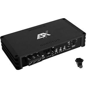 ESX QM500.2 | 2-kanaals Class D Mini digitale versterker 500 Watt RMS uitgangsvermogen in zwart