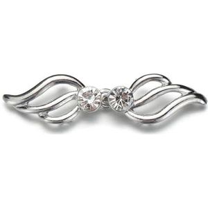 Shirt Cinch Swirl Clip Cape Clips, Sjaal- en cardiganclips for dames meisjes, 3-pack, veelkleurig(3-silver)