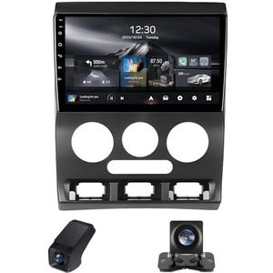 Autoradio 2 Din Bluetooth met Carplay en Android Auto,geldt voor Kia Rio 1 2002-2005 9 inch met touchscreen stereo auto ondersteunt GPS stuurbediening Achteruitrijcamera FM AM RDS(NF-7)