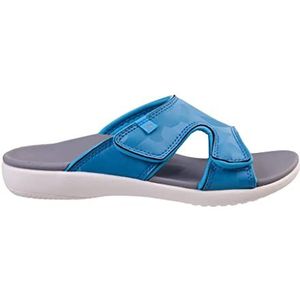 Spenco Dames Kholo Camo Slide Sandaal, Blauw, 8 UK Wide