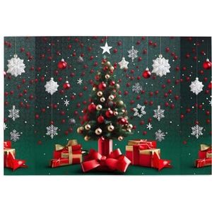 Ronde bal kerstboom creatieve puzzel kunst, 1000 stuks gepersonaliseerde foto puzzels, veilig en milieuvriendelijk hout, een goede keuze voor geschenken