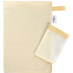 Dermazonn Diepe exfoliërende handschoen Body Scrub en gezichtsscrub – Scrub Mitts For Shower – Turkse bad hamam handschoen – Face peeling – Silk exfoliërende handschoen - Turkse exfoliërende