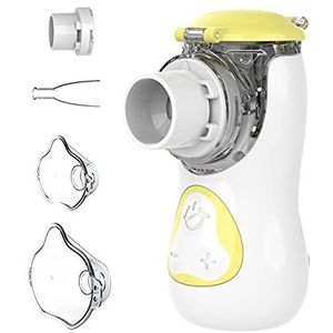 FEELLIFE vernevelaar Vernevelaar, inhalator effectief voor luchtwegaandoeningen, vernevelaar voor kinderen en volwassenen, verstelbare nevel, met 2 verstuivermembraan