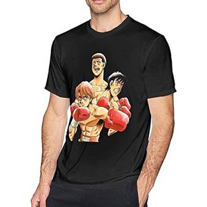 Hajime No Ippo T Shirt Mens Cotton Short Sleeve Casual Blouse Top Long Sleeve for Unisex Adult T-shirts & overhemden(Small)