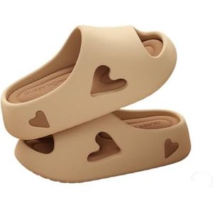 Zephyria wolken glijbanen voor vrouwen, vrouwen zomer thuis, douche, outdoor Eva pantoffels, voor dames en heren | Huis Slides Douche Sandalen, Bruin, 39 EU