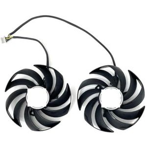 PLD09210S12HH RX 6800XT GAMING X TRIO-ventilator voor MSI voor RTX 3060 Ti 3070 3080 3090 voor TRIO-videokaart Koelventilator(Black 2-Fan)