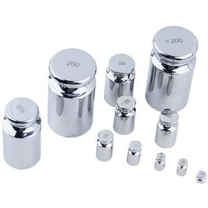 M10 Set 1-200g roestvrij staal milligram kalibratiegewichtset for elektrische weegschaalbalanstest,Zwaar uitgevoerd