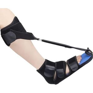 enkelbandage， Voetdrop orthesebeugel for plantaire fasciitis nachtspalk met sokken (links)(Left)