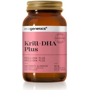 KRILL + DHA plus (Met 415mg omega 3 in elke capsule) - 60 - Softgels
