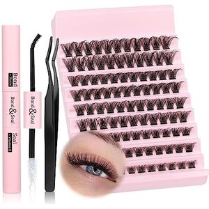 Magnetische wimpers met applicator Zachte Magnetische Half Herbruikbare Comfortabele Magnetische Met Applicator Geen Lijm Geen Eyeliner Nodig Cat Eye Magnetische Wimpers [Cluster Lashes Kit]