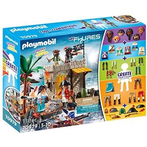 Playmobil - 70980 My Figures: Pirateneiland,Meerkleurig