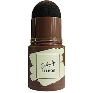 Wenkbrauw Poeder Stempel Vormen Kit w/Wenkbrauw Stencils Grijs-zwart Grijs zwart