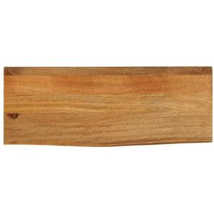 XGWKCNV Tafelaccessoires Tafelblad Live Edge 90x20x2.5 cm Massief Houten Mango Tafelbladen