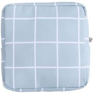 Vrouwen Reizen Kleine Cosmetische Tas Meisje Lipstick Make Up Bag Schoonheidsspecialiste Sanitaire Pad Tas Case Voor Dagelijkse Benodigdheden Opbergzakken, Hemelsblauw, Eén maat