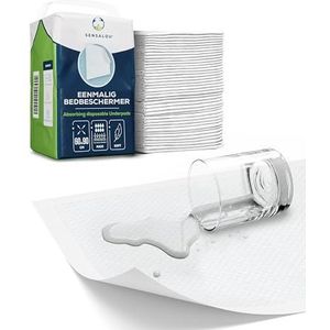 Sensalou - Wegwerp Incontinentie-onderleggers - 60 x 90 cm - 50 Stuks - Absorberend