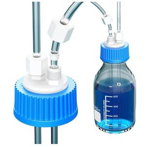 GL45 veiligheidskap voor vloeibare chromatografie met poreuze dop GL45 1/8, 1/4 (1-8 close 3 stuks)