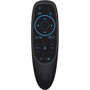 1 st G10S PRO BT spraakafstandsbediening 2.4G met BT5.0 draadloze luchtmuis gyroscoop slimme achtergrondverlichting for Android TV Box PK G10(G10S PRO BT)