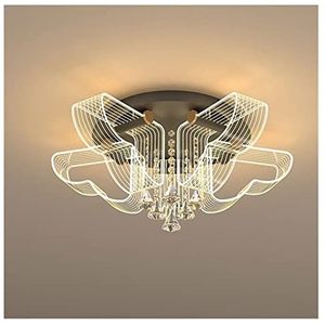 LED Moderne kroonluchter lamp, LED -plafondverlichting moderne kristal creatieve woonkamer licht acryl binnenverlichting Compatible with slaapkamer keukenlantaarns, modern LED Kroonluchter,Moderne in