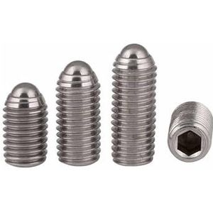 Zeskantkogelplunjerschroef, 5 stuks 304 roestvrijstalen kogelomloopspindel M10-M16(30mm,M10)