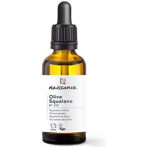 Naissance Olijf Squalane (Nr. 212) - 50ml - 100% natuurlijke plantaardige gezichts-, haar- en huidolie, veganistisch, afgeleid van olijf