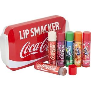 Lip Smacker - Coca Cola Tin Collectie - Set met Lipgloss voor Kinderen - 6 Stuks