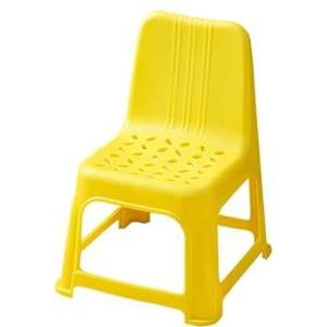 Voetenbank Plastic rugleuningkruk verdikte kleine stoelkruk lage kruk for volwassen huishoudelijke schoenwisselkrukjes for thuisbadkamer Zit (Size : Yellow)