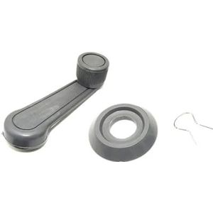 Power Window Regulator Auto Raamheffer Handbediende Hendel Auto Raamheffer Hendel 2 Deurhendel Universele Kleurhendel(Gray)