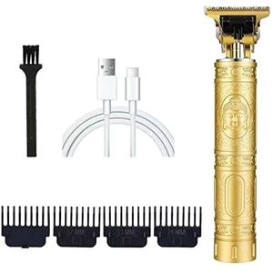 Elektrische tondeuse - Oplaadbare baardtrimmer | Elektrische trimmer Draadloze Edgers Verzorgingstool met limietkammen, geluidsarm Jimii