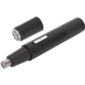 Elektrische Neushaartrimmer, 2-in-1 Multifunctionele Elektrische Neushaarverwijderaar Hoge Snelheidsmotor IPX5 Waterdicht Niveau voor Mannen voor Lippen voor Oor voor (Zwart)