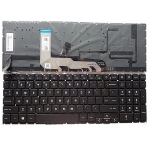 Amerikaans Russisch Spaans Portugees Laptop RGB-toetsenbord voor HP voor OMEN 15 15-EN 15-EK TPN-Q238 TPN-Q236 16-B Q265 15-EK000(US RGB Black)