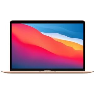Apple MacBook Air 2020 met Intel Core i3 (13-inch, 8GB RAM, 256GB SSD-opslag) QWERTY Dutch Goud (Refurbished)