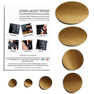 Down Jacket Repair Patches: gemakkelijk te gebruiken, voorgesneden, zelfklevend, zachte, waterdichte, scheurbestendige rip-stop nylon stoffen patches om gaten in kleding te repareren, donsjassen,