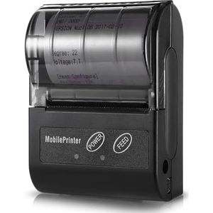 Mini Bluetooth Draadloze Thermische Bonprinter 58 Mm Bill Machine Maker Met Papierrolafdruk Helder Afdrukken