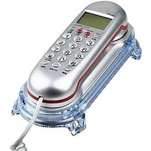 Telefoon Thuis Telefoon Retro Telefoon voor Vaste Telefoon Retro Telefoon Wandmontage Vast Creative Thuis Vaste Telefoon (Zilver)