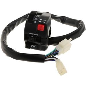 Motorfiets Stuurstart Stop-knop Voor 50-125cc ATV's Quad Dirt Bike 22mm Motorfiets ATV Linkerschakelaar Kill Startlicht Chokeknop Linkerstuurschakelaar