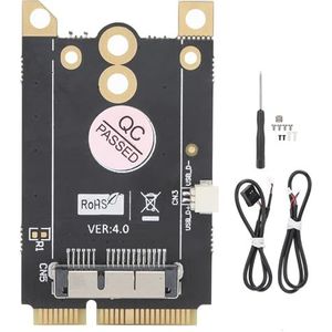 Adapterkaart Mini PCI-E naar BCM94630 12 + 6-pins WiFi-kaartconverter voor 7/8 / 8.1, voor OS X/Broadcom / BCM94360CD / BCM943602CS / BCM94360CS2 / BCM94331CD / BCM94360CSAX / BCM943224P