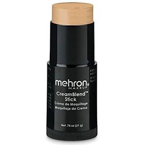 Mehron Make-up CreamBlend Stick | Gezichtsbeschildering, lichaamsbeschildering en foundation make-up | Lichaamsverf stift (Ivoor Bisque)